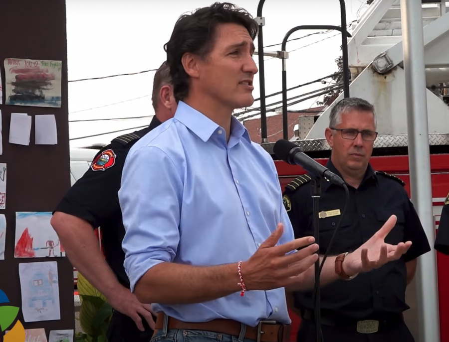 <who> Photo credit: NowMedia </who> Justin Trudeau in West Kelowna last year.
